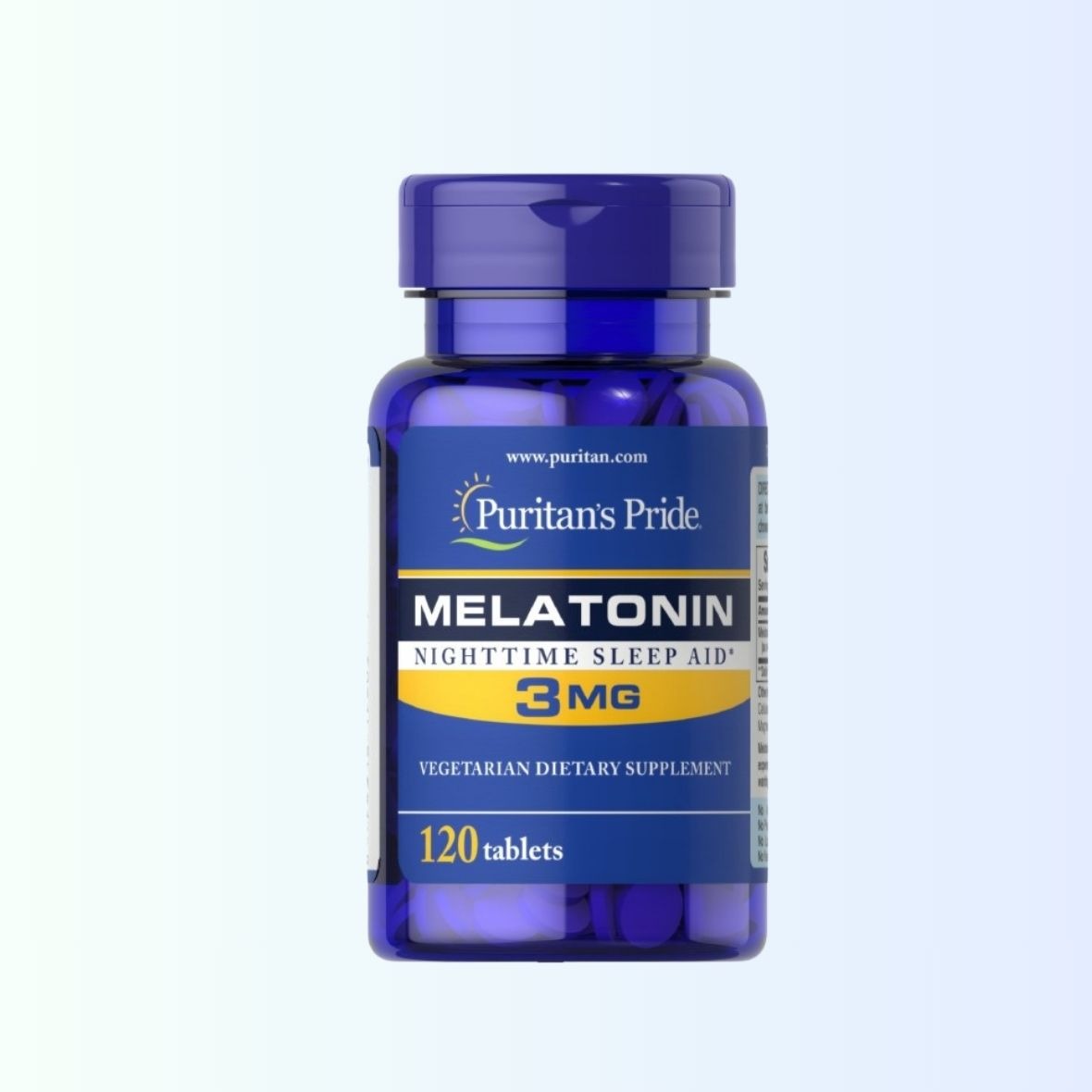 Melatonin Tablets 3mg x 120 (Puritan’s Pride)