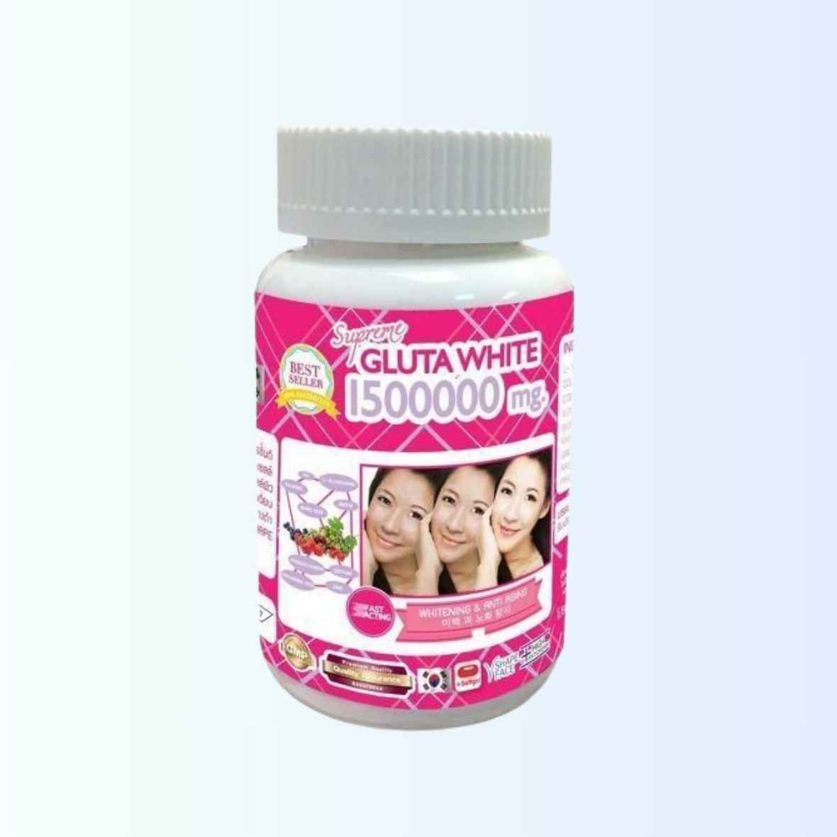 Gluta white 1500000mg x 30 ( Supreme )